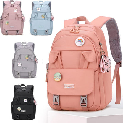Großer Damen Laptop-Rucksack 15,6 Zoll Anti-Diebstahl Reise College Lila