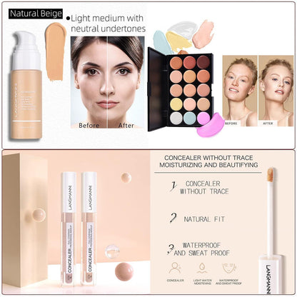 Professionelles Make-up Set 33tlg. mit Kosmetiktasche