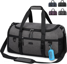 Sporttasche 40L Wasserdicht mit Schuh- und Nassfach Gray