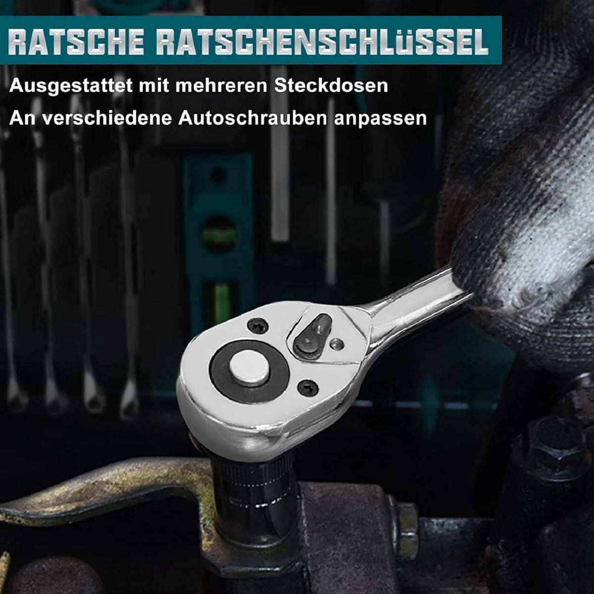 Werkzeugkoffer Profi 257 tlg. Handwerkzeug-Set Ratschen Steckschlüssel