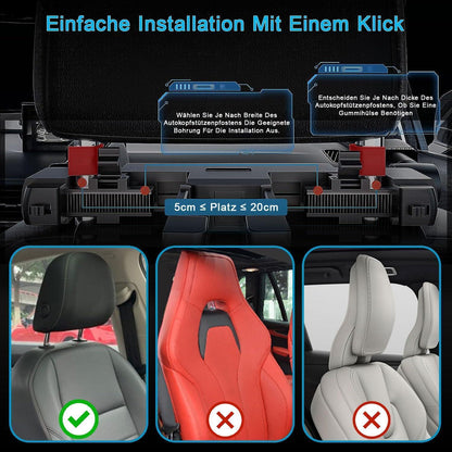Auto Kopfstütze mit Gedächtnisschaum für Kinder und