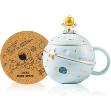 Kawaii Astronaut Tasse Planet Keramik Neuheit Becher mit
