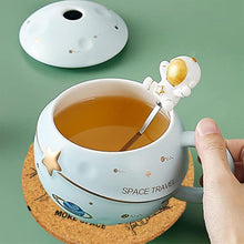 Kawaii Astronaut Tasse Planet Keramik Neuheit Becher mit