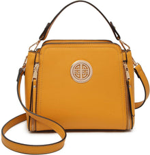 Umhängetasche Damen Schultertasche Crossbody Handtasche Gelb