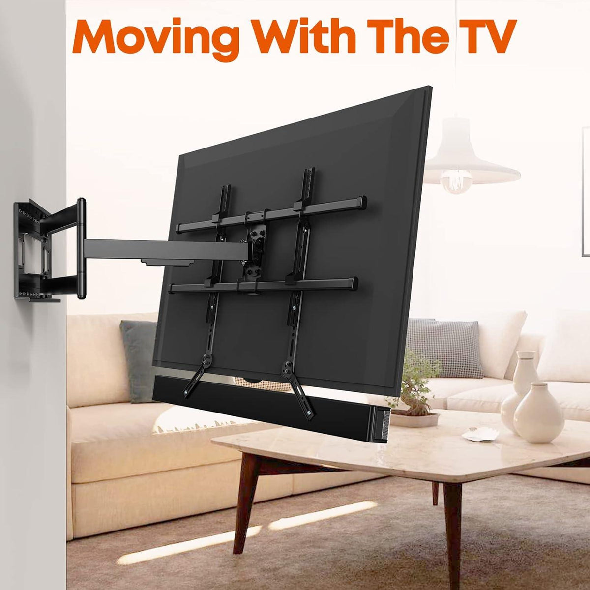 Soundbar Halterung für TV 23-65 Zoll bis 15kg, einfache Montage