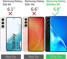 Schutzhülle Samsung S22 Ultra 5G (6,8 Zoll) Kameraschutz PC