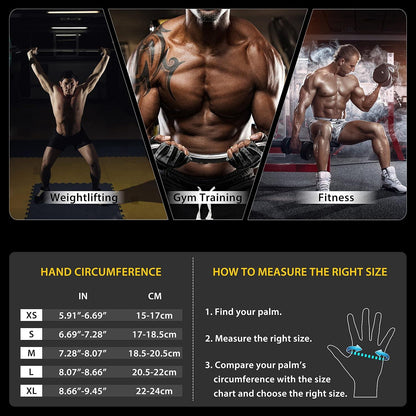 SIMARI Trainingshandschuhe Handgelenkstütze Männer Frauen voll Finger Gym Übung