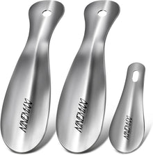 Schuhlöffel Set Edelstahl Mini Metall 19cm 10cm 3er Pack