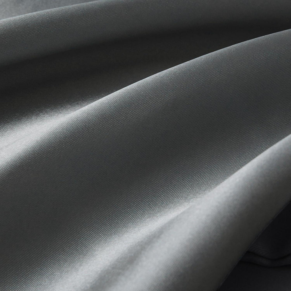 Satin Bettwäsche Set 135x200cm Grau 4-teilig Luxus