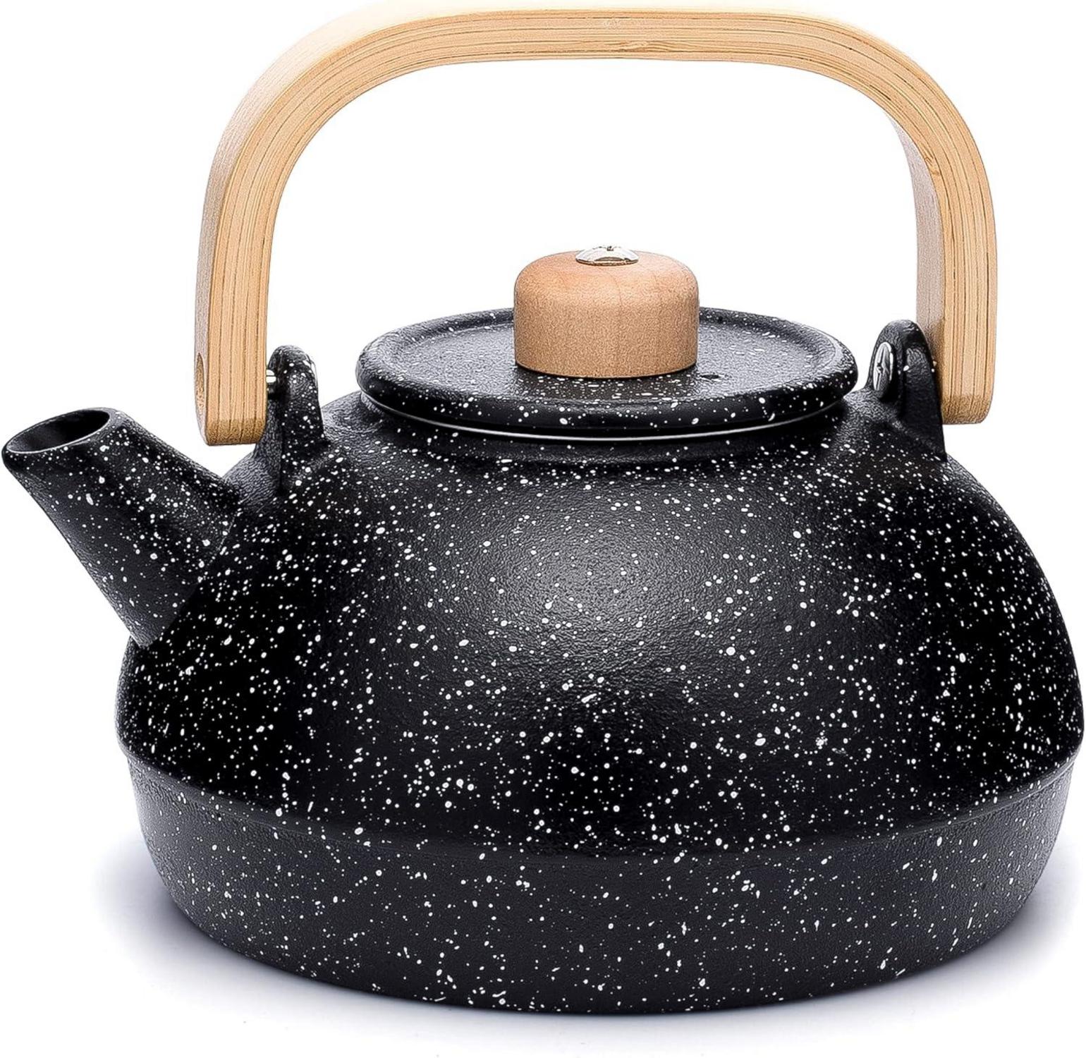 Gusseisen Teekanne mit Infuser 1300ml große Kapazität