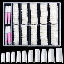 500er Set French Acryl Nägel – Falsche Nägel mit Kleber
