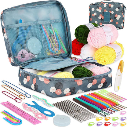 Häkelset für Anfänger mit Weicher Griff und Häkelgarn