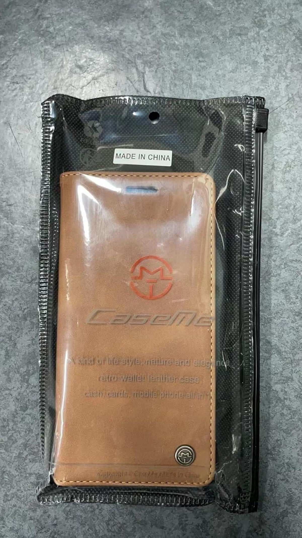 Samsung Galaxy S21 5G CaseMe Lederhülle Magnet Standfunktion Braun