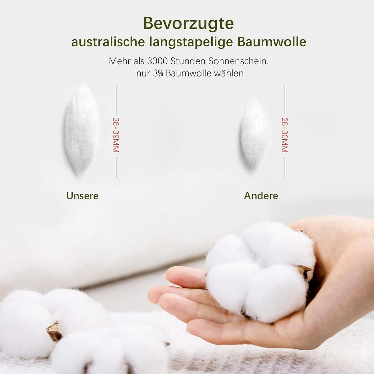 Bettwäsche-Set Salbei Grün 135x200 Baumwolle Stone Washed