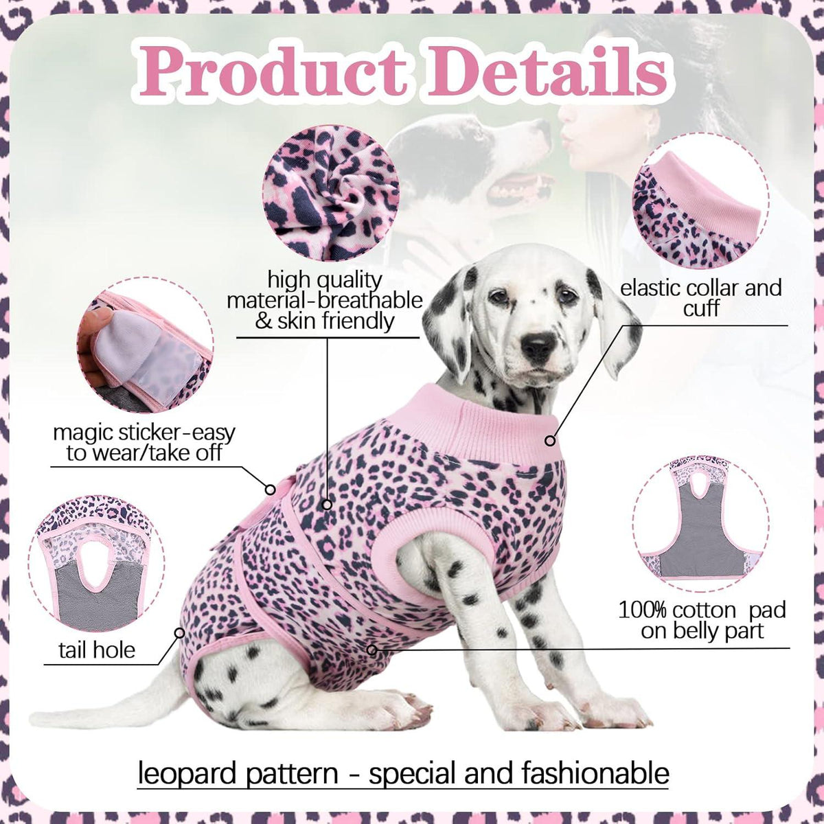 Hundebodys nach OP, Atmungsaktives Medical Pet Shirt