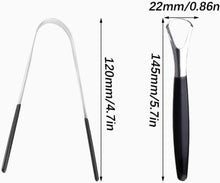 Zungenreiniger Edelstahl Set Safe Tongue Cleaner