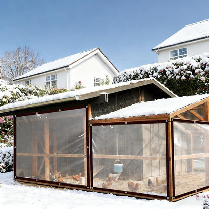 Transparente Abdeckplane 2x4m wasserdicht mit Ösen für Gartenmöbel