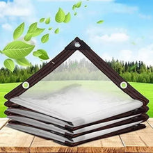 Wasserdichte transparente Plane mit öSen 3x3m, für den