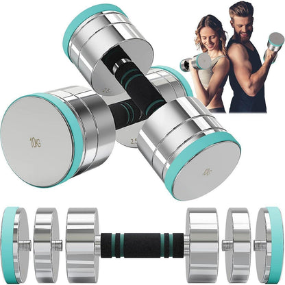 Verstellbare Kurzhanteln aus Stahl für Krafttraining