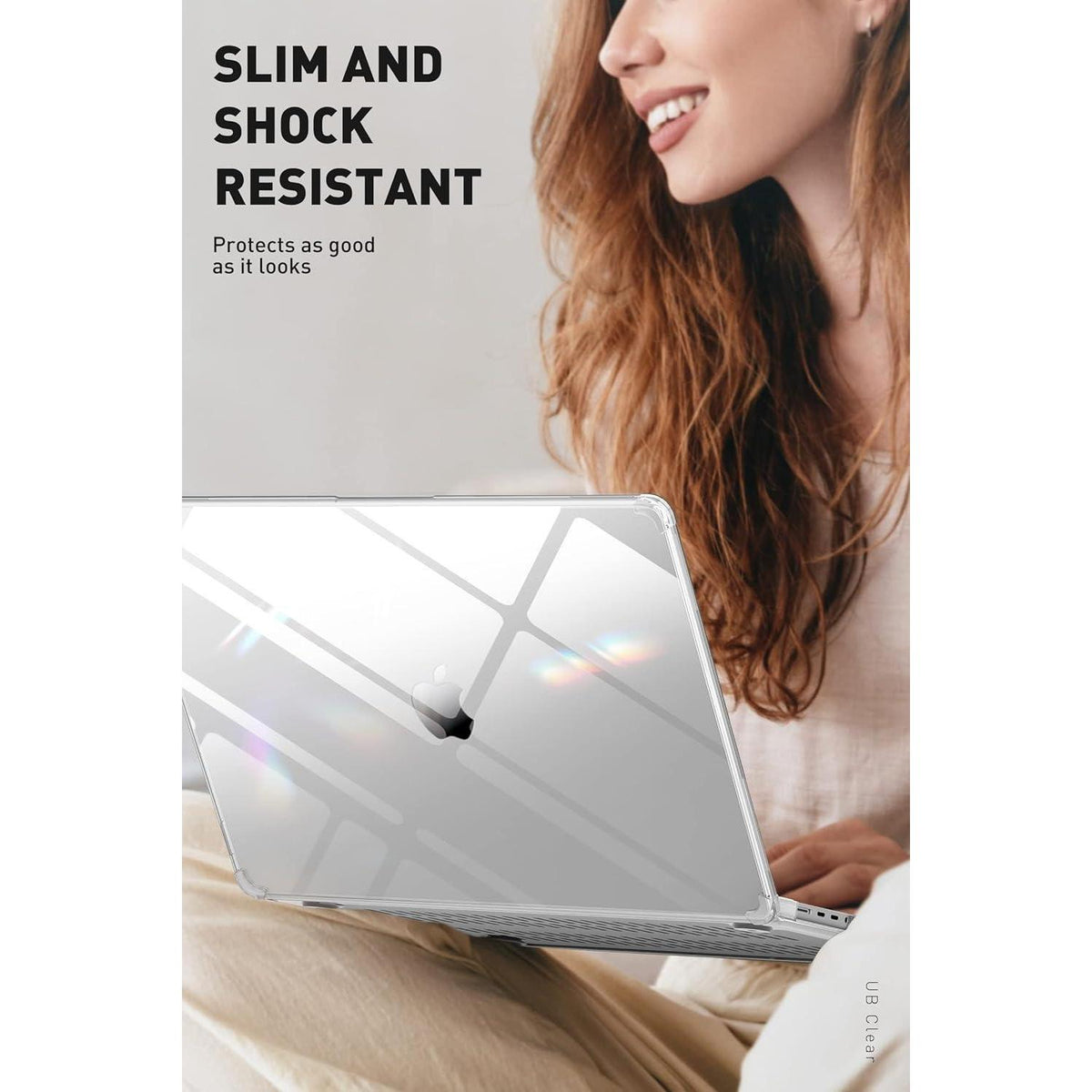 Schutzhülle für MacBook Pro 14 Zoll transparent, stoßfest
