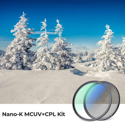 49mm K&F Concept Filterset Polfilter MCUV Filter für
