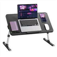 Laptoptisch Höhenverstellbar Winkelverstellbar Schwarz 60x33cm