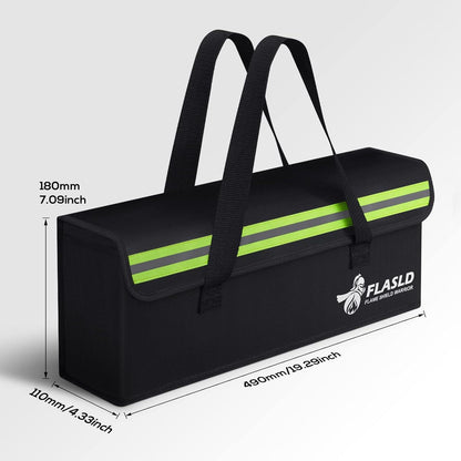 FLASLD E-Bike Feuerfeste Lipo Safe Tasche 49x11x18cm Ladung Lagerung Transport