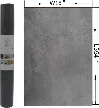3D Tapete Beton-Zementeffekt dunkelgrau selbstklebend wasserdicht 899x40cm