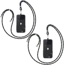 Handykette zum Umhängen - Universal Handyband Schwarz₀₀Grabegrün