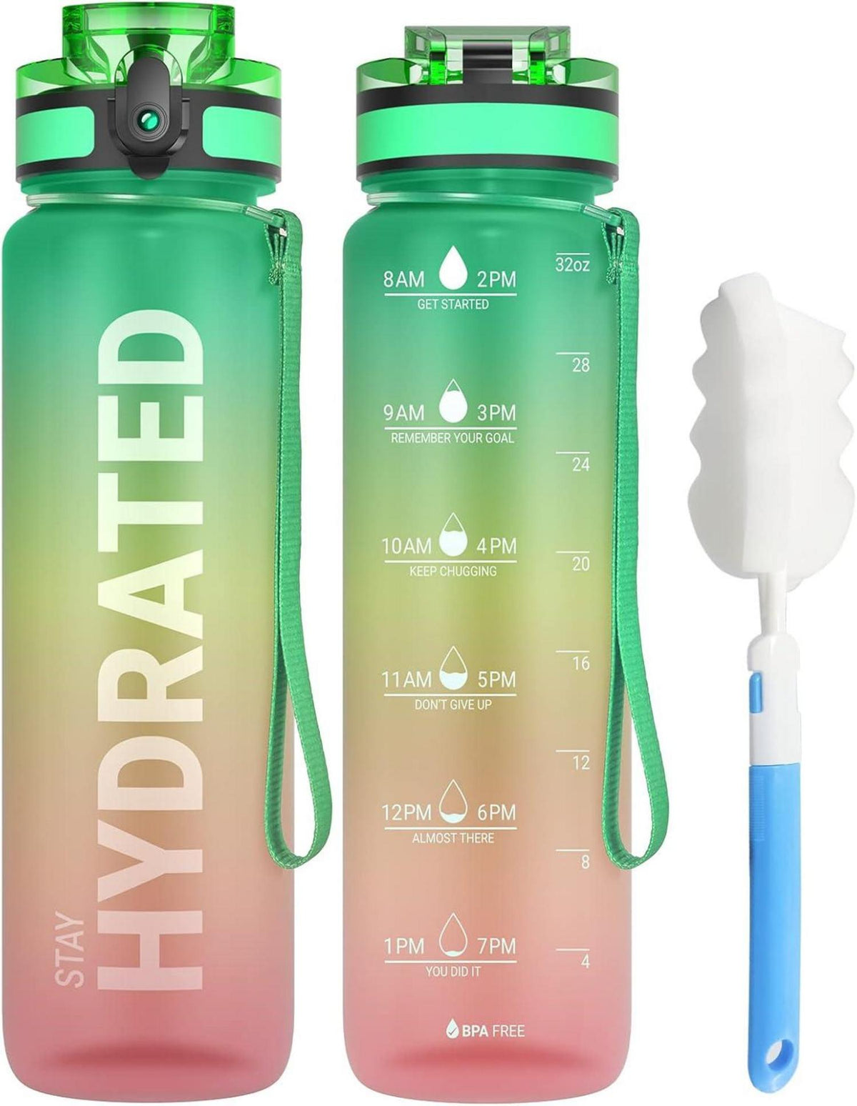 Sport Trinkflasche BPA-frei Tritan Auslaufsicher 1L/500ML/750ML