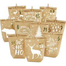 Adventskalender Tüten zum Befüllen Weihnachten Winter
