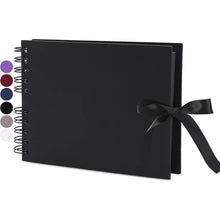 DIY Fotoalbum zum Selbstgestalten 24x17 cm Schwarz