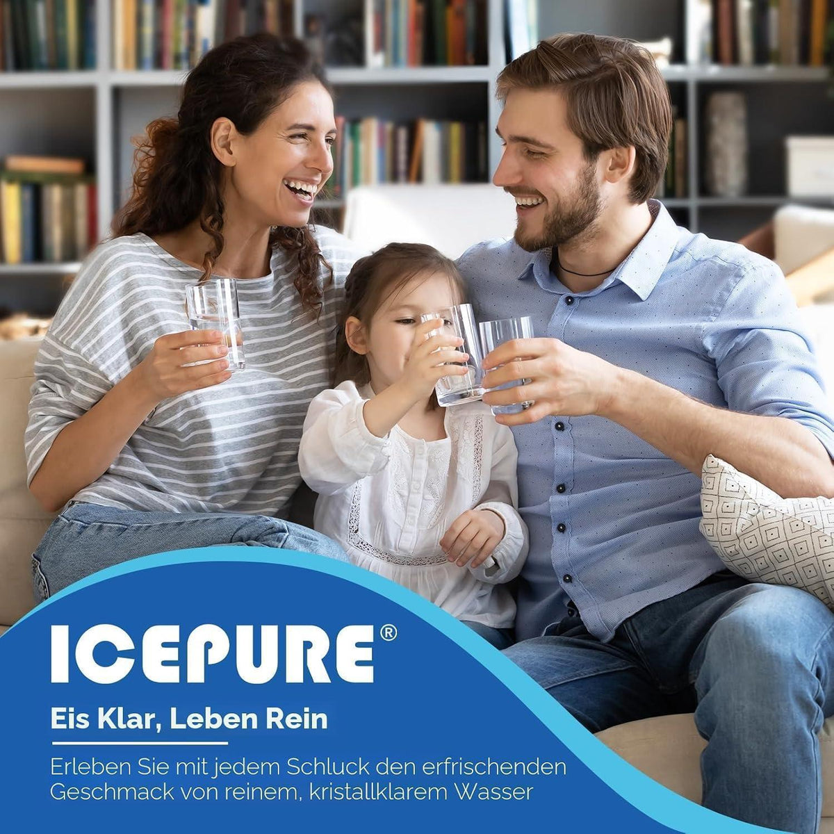 Wasserfilter für Samsung & LG Kühlschränke (2er Pack)