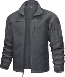 Outdoor Fleecejacke Winddicht Taktische Armee Jacke mit 7 Taschen