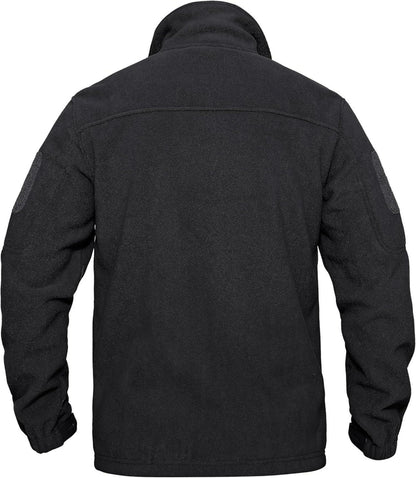 MAGCOMSEN Herren Outdoor Fleecejacke winddicht mit 7 Taschen