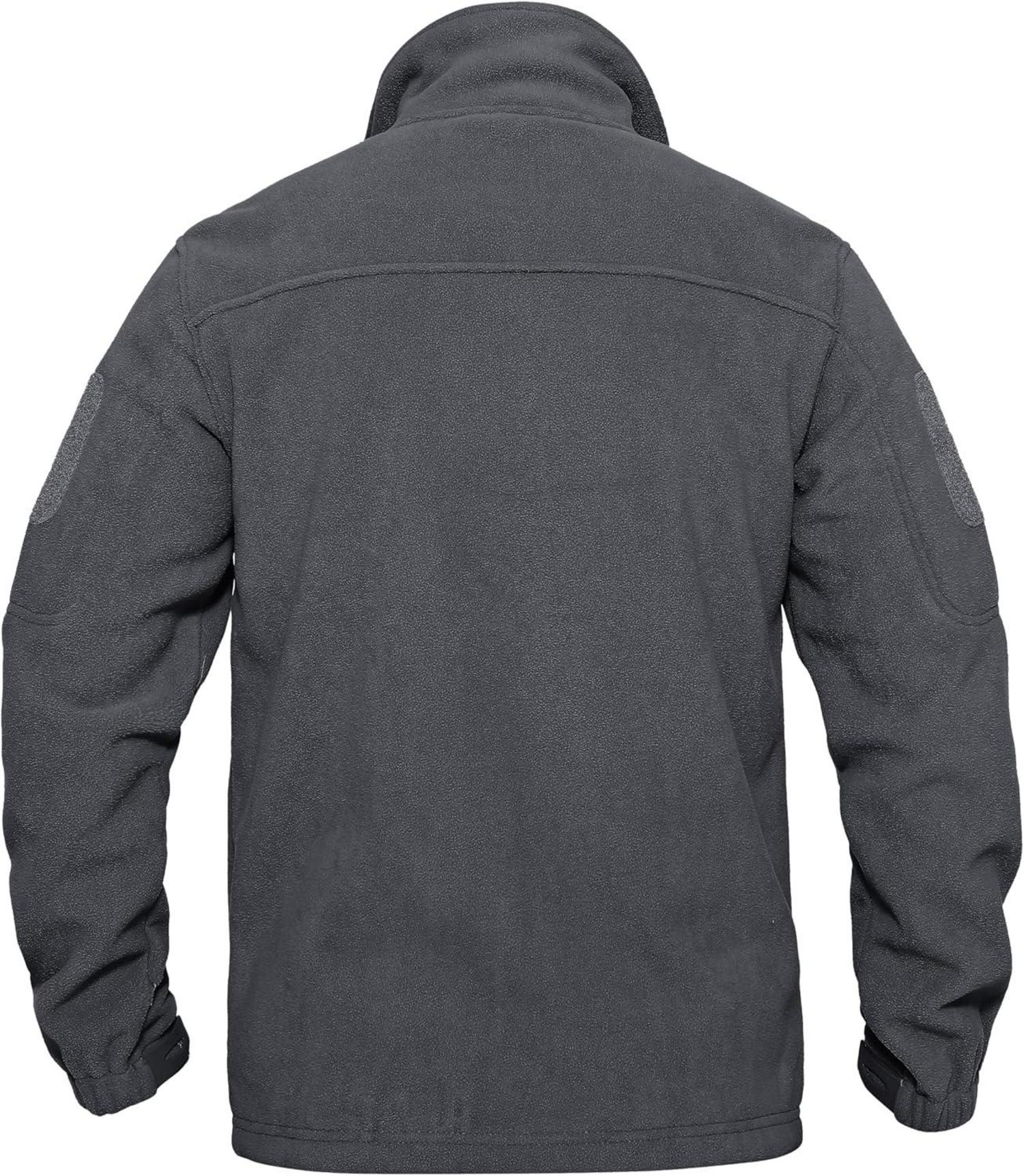 Herren Outdoor Fleecejacke Winddicht mit 7 Taschen
