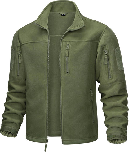 Outdoor Fleecejacke Winddicht Taktische Armee mit 7 Taschen