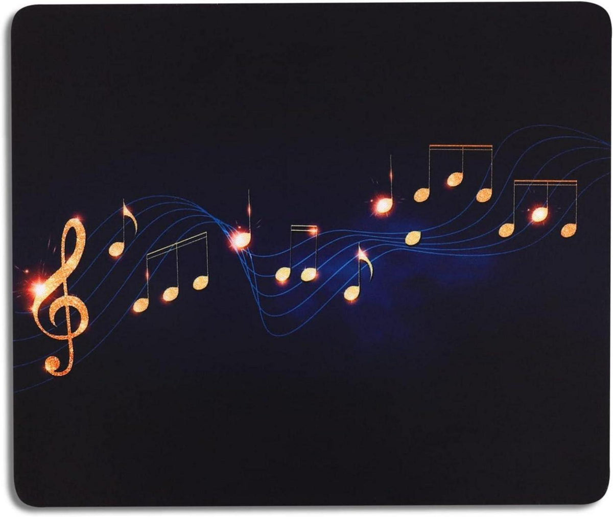 Mauspad Musik Design Klein Navy Blau 24 x 20 cm