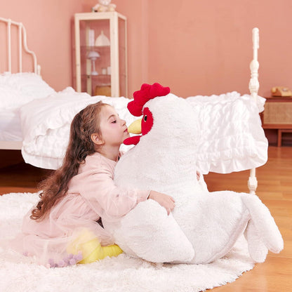 Riesiges Huhn Kuscheltier 60cm - Plüschtier für Kinder & Erwachsene