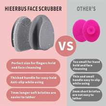 HieerBus Silikon Gesichtsreiniger Handheld Peelingbürste
