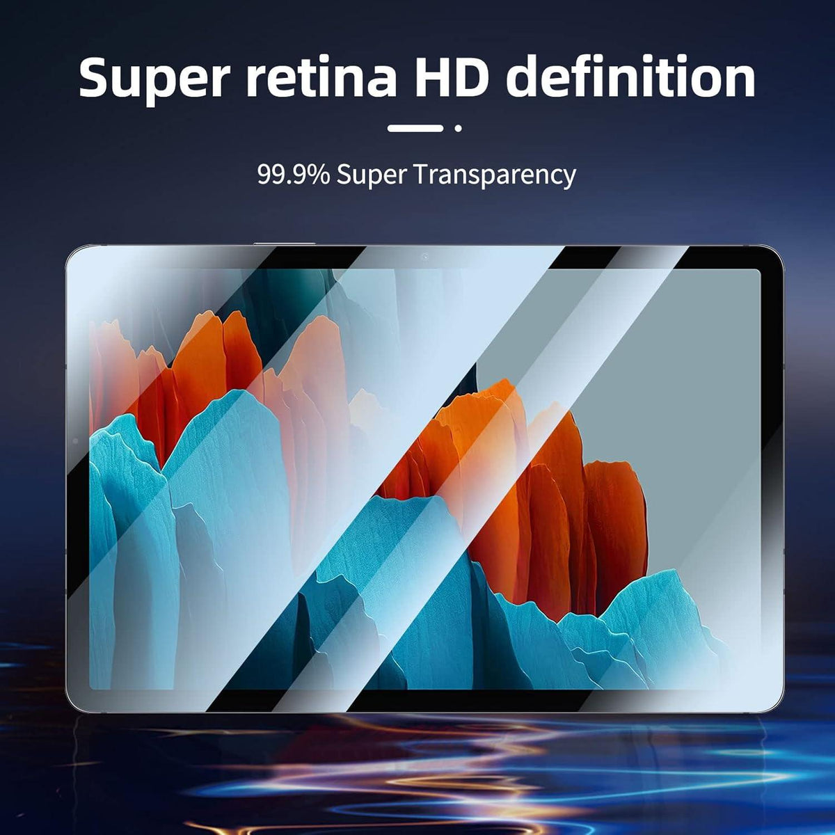 2x Panzer Schutzfolie für Samsung Galaxy Tab S8 S7 11 Zoll 9H Ultra-klar