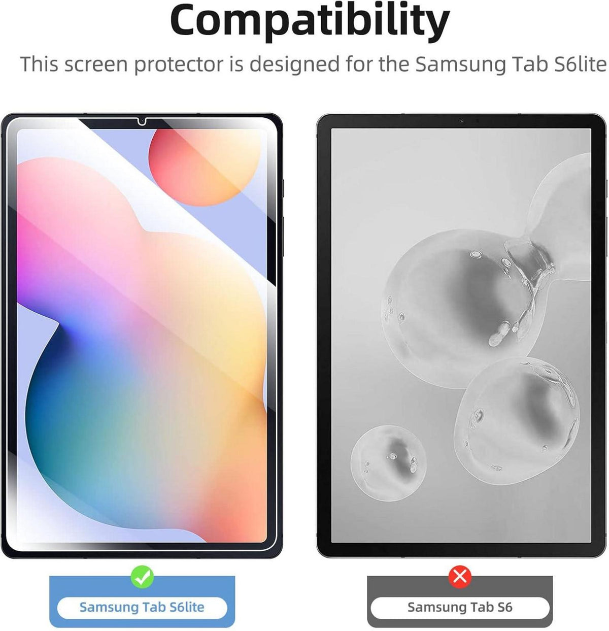 Schutzfolie Samsung Galaxy Tab S6 Lite 10.4 Zoll Panzer Glas