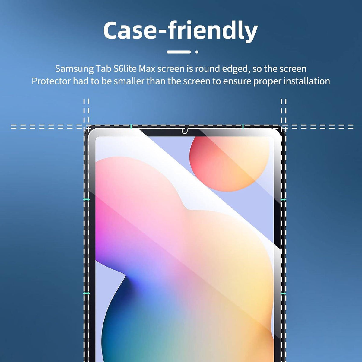Samsung Galaxy Tab S6 Lite 2022/2020 10.4 Zoll Schutzfolie 2 Stück 9H Härte Ultra-klar