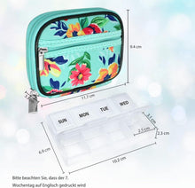 Serfeymi Tablettenbox 7 Tage Pillendose klein BPA-frei