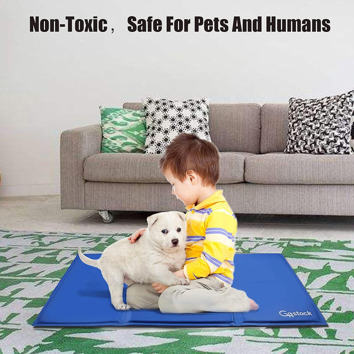 Kühlmatte für Hunde und Katzen Selbstkühlende Matte Pet Cooling Mat