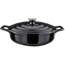 Gusseisen Schmorpfanne mit Deckel – 28 cm, 3,5 L