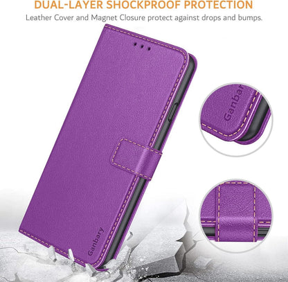 Ganbary Handyhülle iPhone SE 2022 5G SE 2020 7 8 Schutzhülle Violett