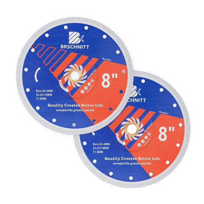 Diamant Trennscheibe 200mm Turbo Mesh für Fliesen & Stein