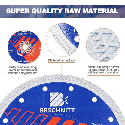 Diamant Trennscheibe 175mm Turbo Mesh für Fliesen & Stein