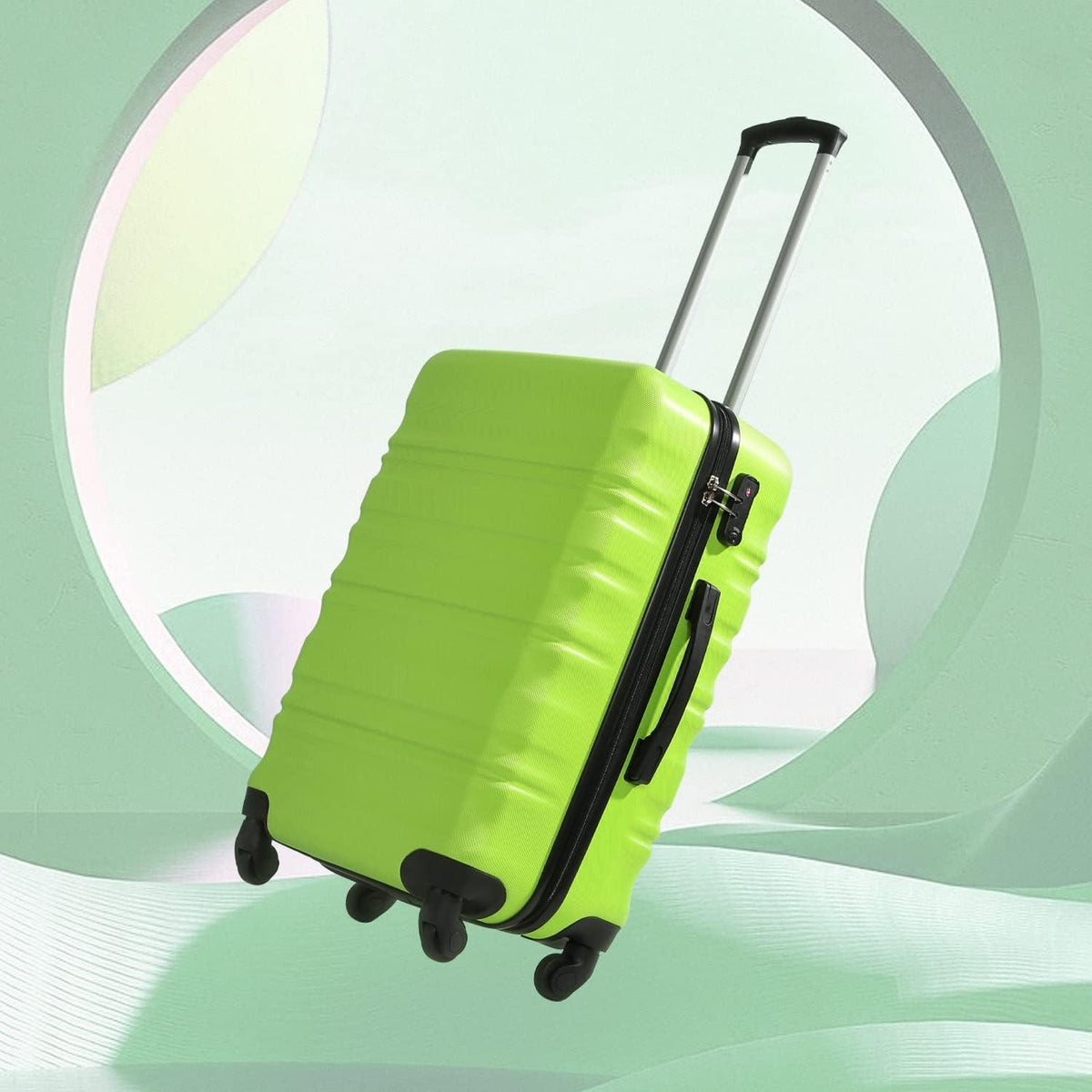 COOLIFE Hartschalen-Koffer Trolley Set 4 Rollen TSA Schloss